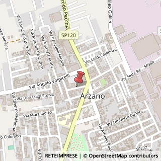 Mappa Via saviano antonio, 80022 Arzano, Napoli (Campania)