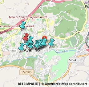Mappa Rampa Santo Modestino, 83100 Avellino AV, Italia (0.65471)