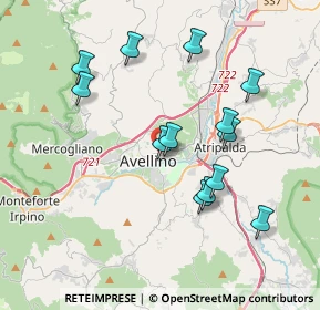 Mappa Rampa Santo Modestino, 83100 Avellino AV, Italia (3.89154)