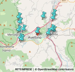 Mappa Rampa Santo Modestino, 83100 Avellino AV, Italia (3.78)