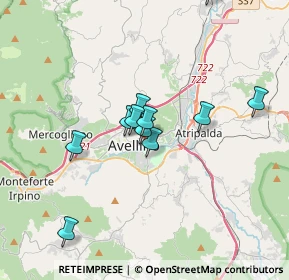 Mappa Rampa Santo Modestino, 83100 Avellino AV, Italia (3.19273)