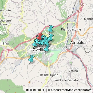 Mappa Rampa Santo Modestino, 83100 Avellino AV, Italia (0.90375)