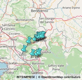Mappa Rampa Santo Modestino, 83100 Avellino AV, Italia (7.81)