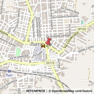 Mappa Via Domenico Poli, 22, 70010 Turi, Bari (Puglia)