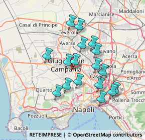 Mappa Via Vittorio Alfieri, 80018 Mugnano di Napoli NA, Italia (6.60471)