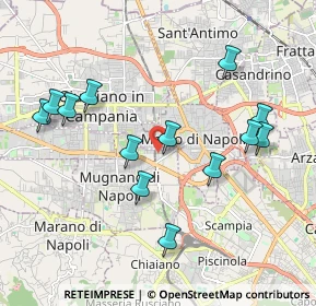Mappa Via Vittorio Alfieri, 80018 Mugnano di Napoli NA, Italia (2.16538)