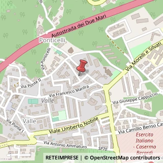 Mappa Via Salvatore Aurigemma, 6, 83100 Avellino, Avellino (Campania)
