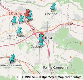 Mappa Via Saviano, 80035 Saviano NA, Italia (5.07417)
