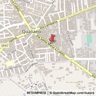 Mappa Via Santa Maria a Cubito, 10-12, 80019 Qualiano, Napoli (Campania)