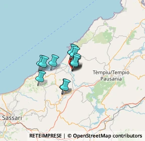 Mappa Via Antonio Gramsci, 07030 Viddalba SS, Italia (7.45692)