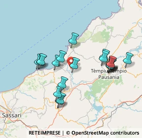 Mappa Via Antonio Gramsci, 07030 Viddalba SS, Italia (15.0195)