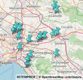 Mappa Brusciano, 80031 Brusciano NA, Italia (8.7205)