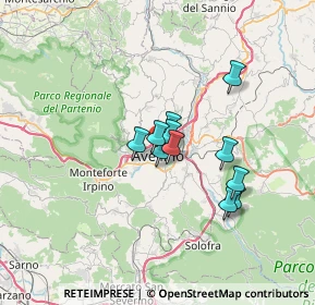 Mappa Via Corrado, 83100 Avellino AV, Italia (4.98364)