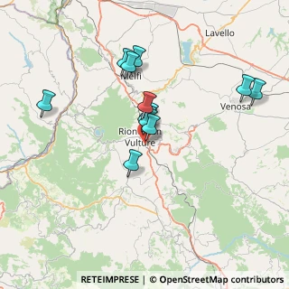 Mappa Via Giacomo Leopardi, 85028 Rionero In Vulture PZ, Italia (6.74)