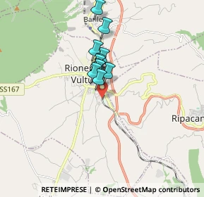 Mappa Via Alcide de Gasperi, 85028 Rionero In Vulture PZ, Italia (1.23364)