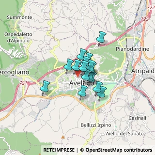 Mappa Via Benigni Tranquillino, 83100 Avellino AV, Italia (1.00813)