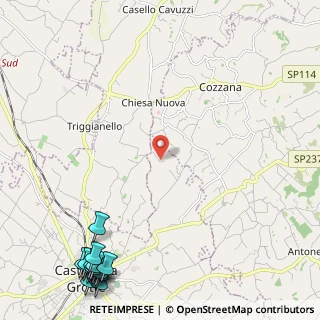 Mappa Contrada Ciampacotta, 70013 Castellana grotte BA, Italia (4.07375)
