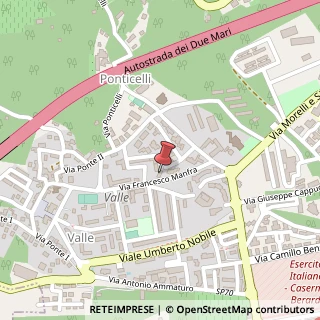 Mappa Via Francesco Manfra, 22, 83100 Avellino, Avellino (Campania)