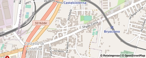 Mappa Castello di Cisterna