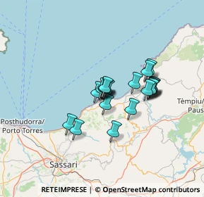 Mappa Via Seminario, 07031 Castelsardo SS, Italia (10.0665)