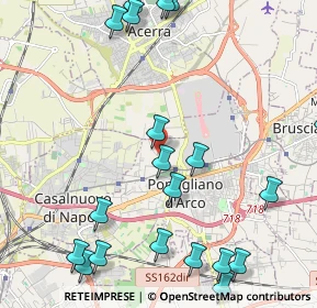 Mappa Via Annamaria Ortese, 80038 Pomigliano D'arco NA, Italia (3.007)