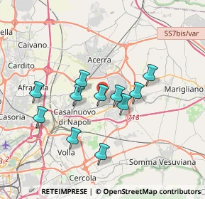 Mappa Via Annamaria Ortese, 80038 Pomigliano D'arco NA, Italia (3.31909)