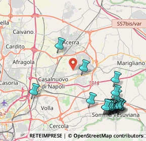 Mappa Via Annamaria Ortese, 80038 Pomigliano D'arco NA, Italia (5.8925)