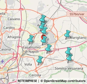 Mappa Via Annamaria Ortese, 80038 Pomigliano D'arco NA, Italia (3.3)