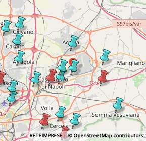 Mappa Via Annamaria Ortese, 80038 Pomigliano D'arco NA, Italia (5.6495)