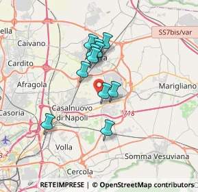 Mappa Via Annamaria Ortese, 80038 Pomigliano D'arco NA, Italia (2.84273)