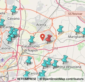 Mappa Via Annamaria Ortese, 80038 Pomigliano D'arco NA, Italia (6.2455)