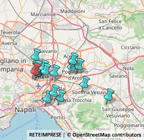 Mappa Via Annamaria Ortese, 80038 Pomigliano D'arco NA, Italia (6.894)