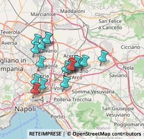 Mappa Via Annamaria Ortese, 80038 Pomigliano D'arco NA, Italia (6.12765)