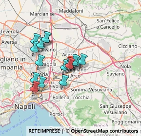 Mappa Via Annamaria Ortese, 80038 Pomigliano D'arco NA, Italia (6.09938)