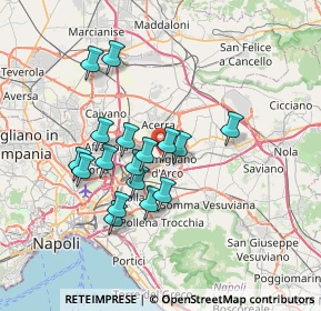 Mappa Via Annamaria Ortese, 80038 Pomigliano D'arco NA, Italia (6.51647)