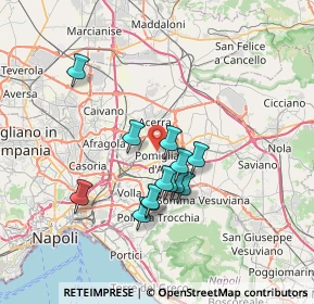 Mappa Via Annamaria Ortese, 80038 Pomigliano D'arco NA, Italia (6.17154)