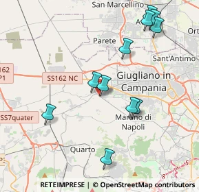 Mappa Via San maria a cubito, 80019 Qualiano NA, Italia (4.48818)