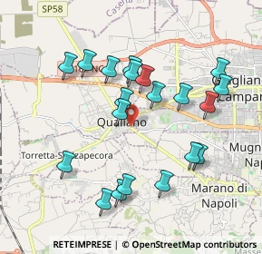 Mappa Via San maria a cubito, 80019 Qualiano NA, Italia (1.9905)