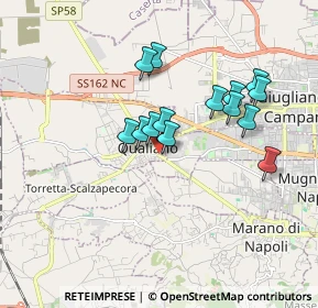 Mappa Via San maria a cubito, 80019 Qualiano NA, Italia (1.60143)