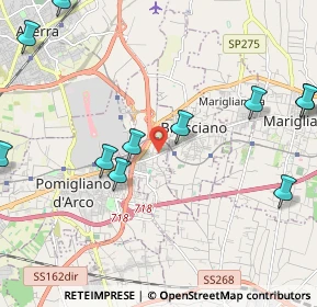 Mappa Via Vittorio Emanuele, 80030 Castello di Cisterna NA, Italia (2.86818)