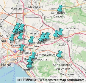 Mappa Via Vittorio Emanuele, 80030 Castello di Cisterna NA, Italia (8.5505)