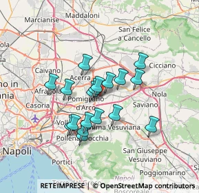 Mappa Via Vittorio Emanuele, 80030 Castello di Cisterna NA, Italia (5.76167)