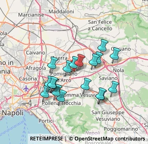 Mappa Via Vittorio Emanuele, 80030 Castello di Cisterna NA, Italia (6.40278)
