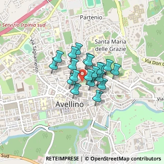 Mappa Via Carlo del Balzo, 83100 Avellino AV, Italia (0.2585)