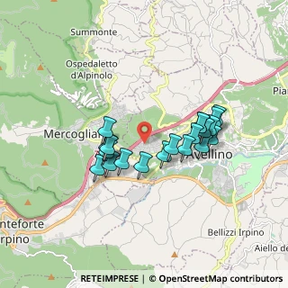 Mappa Via Cortiglia Prima, 83100 Avellino AV, Italia (1.598)