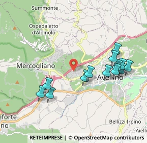 Mappa Via Cortiglia Prima, 83100 Avellino AV, Italia (2.15231)