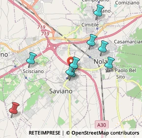 Mappa Via Torquato Tasso, 80039 Saviano NA, Italia (2.61583)