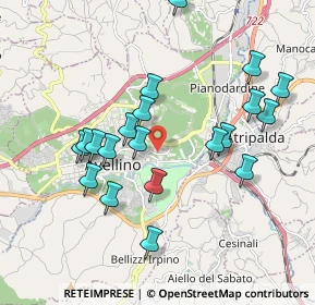 Mappa Via Generale Giacomo Rotondi, 83100 Avellino AV, Italia (2.0255)