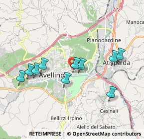 Mappa Via Generale Giacomo Rotondi, 83100 Avellino AV, Italia (2.03)