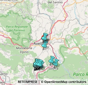 Mappa Via Generale Giacomo Rotondi, 83100 Avellino AV, Italia (9.3695)